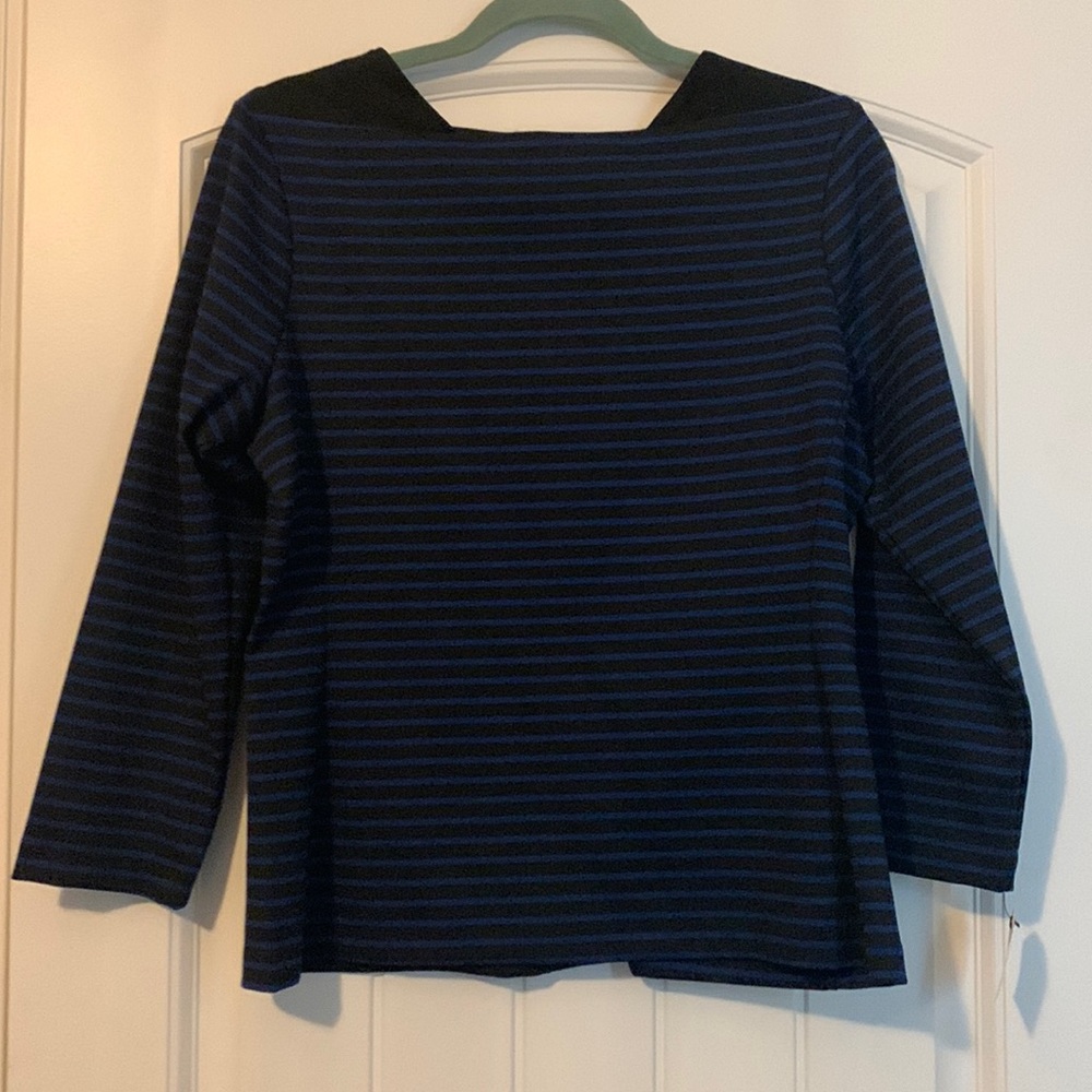 Caslon Women’s Striped Dress/Work Attire Top